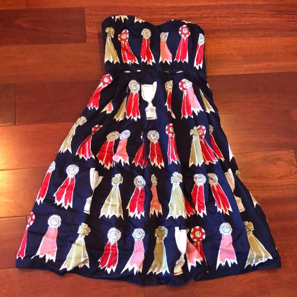 We Love Vera Strapless Dress (derby)